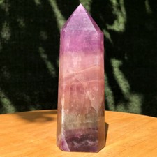 400G raro obelisco de quartzo fluorita natural cristal quartzo varinha ponto cura comprar usado  Enviando para Brazil