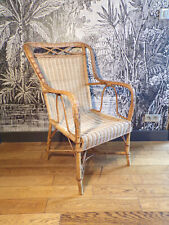 Fauteuil rotin vintage d'occasion  Champigneulles