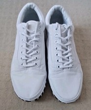 Women white platform for sale  BRIGHTON