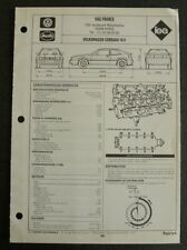 Fiche technique automobile d'occasion  France
