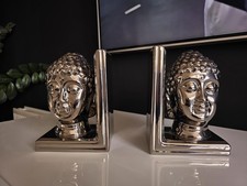 Buddha head bookends for sale  DUNSTABLE