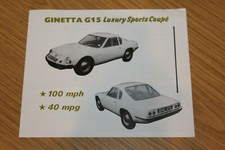 Ginetta g15 luxury for sale  BIRMINGHAM