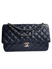 Chanel navy quilted for sale  Brooklyn