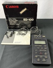 Editor de vídeo CANON ED-100 para edição ou dublagem de fita de vídeo simples e fácil comprar usado  Enviando para Brazil