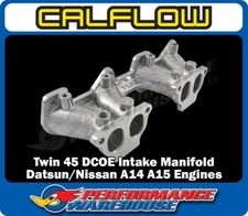 Coletor de admissão duplo 45 DCOE estilo Weber ternos Datsun Nissan A14 A15 porta oval, usado comprar usado  Enviando para Brazil