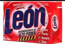 6 PACOTES DE SABONETE DETERGENTE LEON JABON EN BARRA ALTO PODER ROPA BARRA DE LAVANDERIA 350g cada comprar usado  Enviando para Brazil