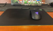 Mouse para jogos Razer Death Adder Elite com fio RZ01-R201 e mouse pad Firefly para jogos comprar usado  Enviando para Brazil