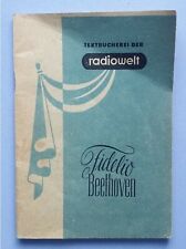 Fidelio beethoven textbüchere gebraucht kaufen  Rödental