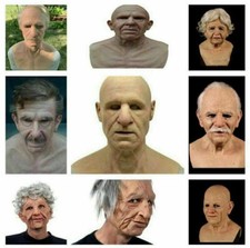 Masque halloween réaliste d'occasion  Expédié en France