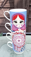 Stacking mugs set for sale  TONBRIDGE