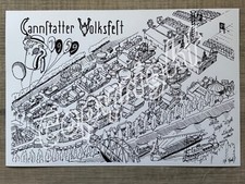 Lageplan cannstatter volksfest gebraucht kaufen  Pfaffenhofen a.d.Ilm