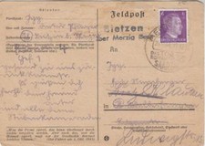 Feldpostkarte 1944 arbeitseins gebraucht kaufen  Deutschland