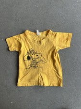Camiseta Vintage Snoopy Bombeiros Ponto Único Amarela Infantil Tamanho 8 comprar usado  Enviando para Brazil