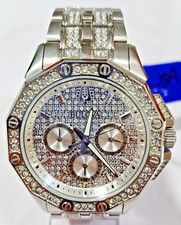 96C134 BULOVA OCTAVA RELÓGIO MASCULINO MOSTRADOR PRATA AÇO INOXIDÁVEL M-189 comprar usado  Enviando para Brazil