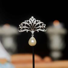 Broche eventail dentelle d'occasion  Paris VI