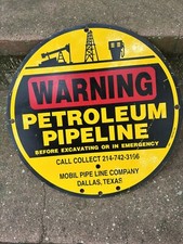 Round sign warning for sale  Lindale