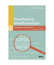 Qualitative inhaltsanalyse gru gebraucht kaufen  Trebbin