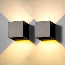 Używany, Nowoczesna lampa ścienna LED 6W ciepła biel 3000 K aluminiowa kinkiet IP20 do korytarza  na sprzedaż  PL