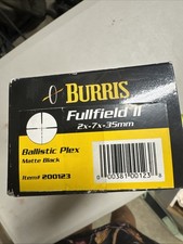 Burris fullfield rifle for sale  Hayden