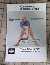 Carton publicitaire tronçonne d'occasion  Clermont-Ferrand-