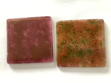 Pair handmade fused for sale  CAERNARFON