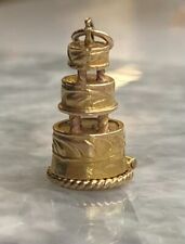 Berloque de ouro 9 quilates - Berloque vintage para bolo de casamento de noiva e noivo (4,7 g) comprar usado  Enviando para Brazil