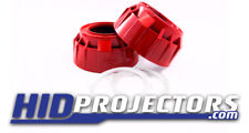 Monster Shrouds 2,5"" Projetor Retrofit x2 Olhos de Anjo Halos Pintados de Vermelho comprar usado  Enviando para Brazil