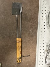 Usado, 2 espátula e garfo de aço inoxidável Androck cabo de madeira barra-B-Q utensílios 22" comprar usado  Enviando para Brazil