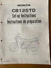 Honda cb125td set for sale  BRIDGWATER