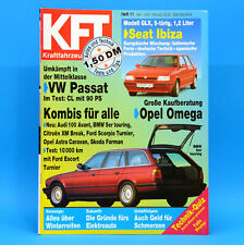 KfT Kraftfahrzeugtechnik 11/1991 Seat Ibiza VW Passat Ford Escort Mazda 626 F comprar usado  Enviando para Brazil
