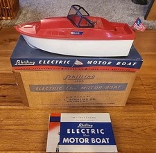 Vintage Elco 1950's Toy Motor boat EUA por JL Schilling Co. NY. (RARO) RUNS comprar usado  Enviando para Brazil