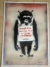 Banksy monkey falso usato  Uta