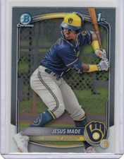 Usado, 2025 Bowman Jesus Made BCP-50 Milwaukee Brewers Chrome 1º comprar usado  Enviando para Brazil
