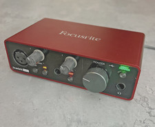 Interface de áudio profissional Focusrite Scarlett Solo 3ª geração 2 canais testada e funcionando comprar usado  Enviando para Brazil