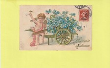 Cpa gaufree angelot d'occasion  Draguignan
