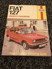 Haynes fiat 127 for sale  LOWESTOFT