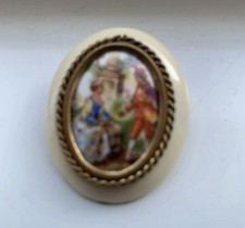 Vintage limoges brooch for sale  CARMARTHEN