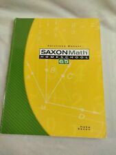 Saxon math solutions for sale  Bristow