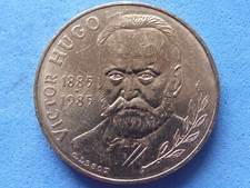 1542) França 10 francos Victor Hugo 1985 brilhante alto grau £2,65, usado comprar usado  Enviando para Brazil