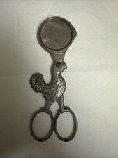 Galo de galinha ovo cozido cortador de charuto tesoura Alemanha latão para cozinha comprar usado  Enviando para Brazil