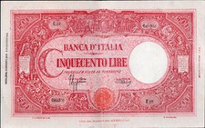 Banconota lire 500 usato  Italia