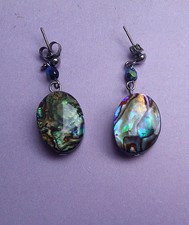 Pair beautiful abalone for sale  SETTLE