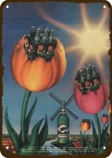 1984 GROLSCH LAGER BEER Tulipa Vintage-Look-Edge Réplica Decorativa Placa de Metal comprar usado  Enviando para Brazil
