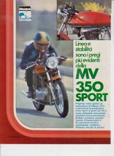 advertising Pubblicità MOTO MV 350 SPORT-1975- MAXIMOTO-MOTOITALIANE MOTOSPORT, używany na sprzedaż  Wysyłka do Poland