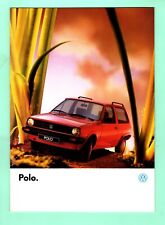 ▬► Prospectus Brochure Catalogue VW VOLKSWAGEN Polo Movie Fox Oxford GT 1987 16p comprar usado  Enviando para Brazil