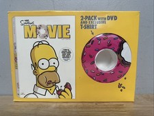 2007 The Simpsons Movie  2-Pack With DVD And Exclusive T-shirt comprar usado  Enviando para Brazil