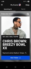 Chris brown concert for sale  Auburndale