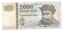 Hongrie billet 2000 d'occasion  France