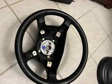 Volante OEM 97 Mercedes E320 envolto em couro preto W210 cj-autopartsllc, usado comprar usado  Enviando para Brazil