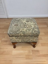 Vintage footstool ottoman for sale  UK